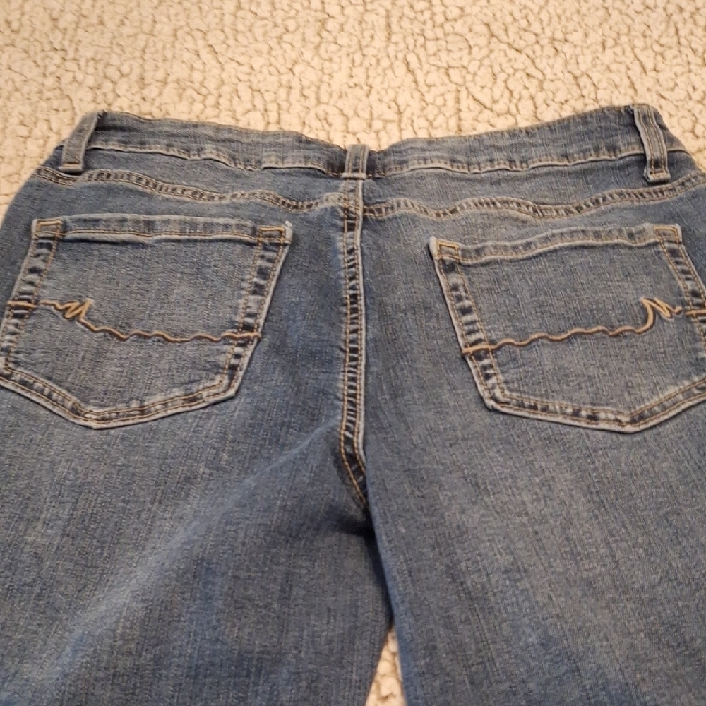 Maurices Blue Straight Leg Jeans Classic Style - Picture 4 of 6